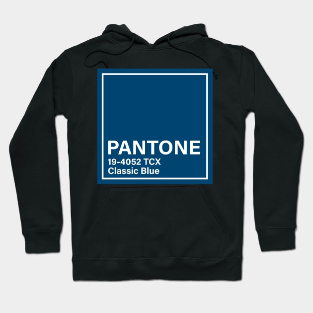 PANTONE 19-4052 TCX Classic Blue Hoodie by princessmi-com